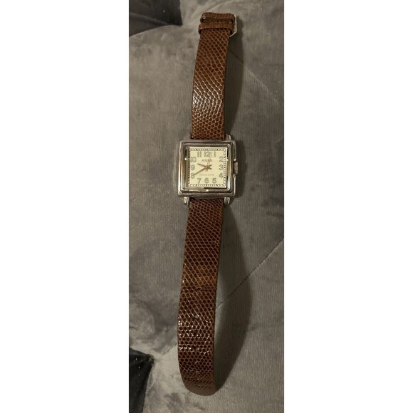 Ecclissi Accessories - VTG Women’ECCLISSI sterling silver watch 22725  lizard band needs battery unisex